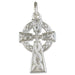 Celtic Cross In Sterling Silver 19mm High