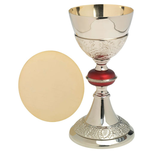 Church Supplies, Chalice and Paten Gold & Silver Nickel Plated 24cm high, Chalice holds 12fl oz
