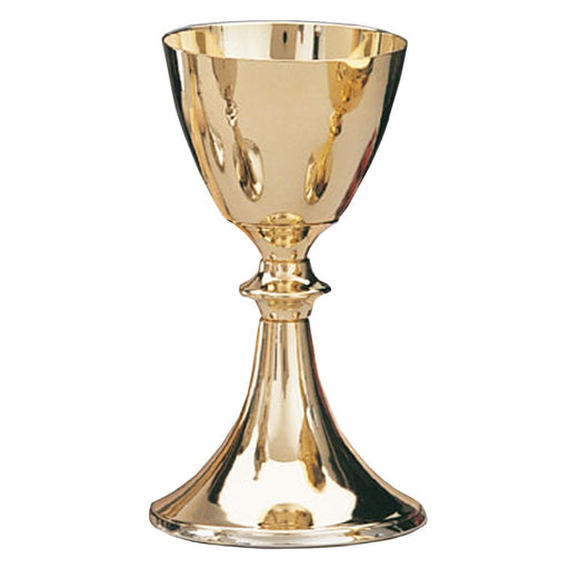 Church Chalice Chalice and Paten Gold Finish 20cm high, Chalice holds 10fl oz