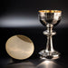 Church Chalice Chalice and Paten Gold & Silver Nickel Plated 20cm high, Chalice holds 14fl oz
