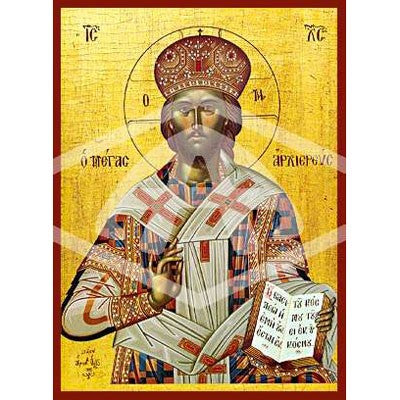 Christ The Great High Priest, Mounted Icon Print Size 20cm x 26cm