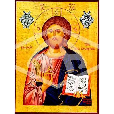 Christ The King, Mounted Icon Print Size 20cm x 26cm