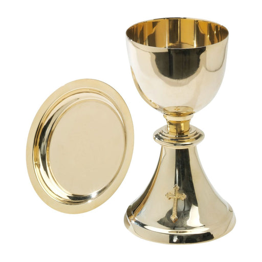 Church Chalice and Paten Gold Plated 17cm high, Chalice holds 12fl oz