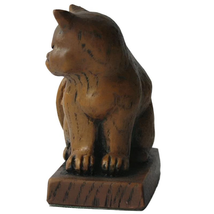 The Church Cat with Mouse, 3 Inches High, From The Poor Church Mouse Collection