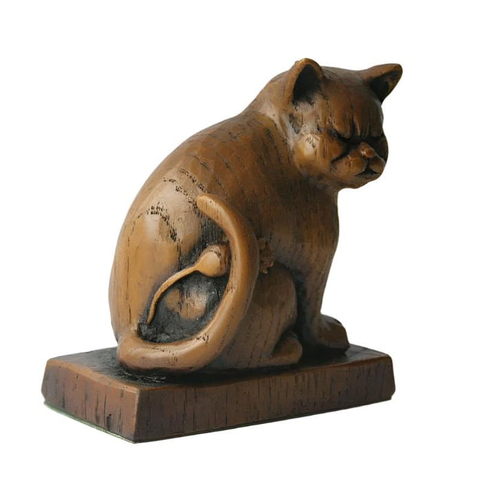 The Church Cat with Mouse, 3 Inches High, From The Poor Church Mouse Collection