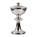 Church Supplies, Ciborium Gold & Silver Nickel Plated 23cm High, Holds 200 Plus Peoples Hosts