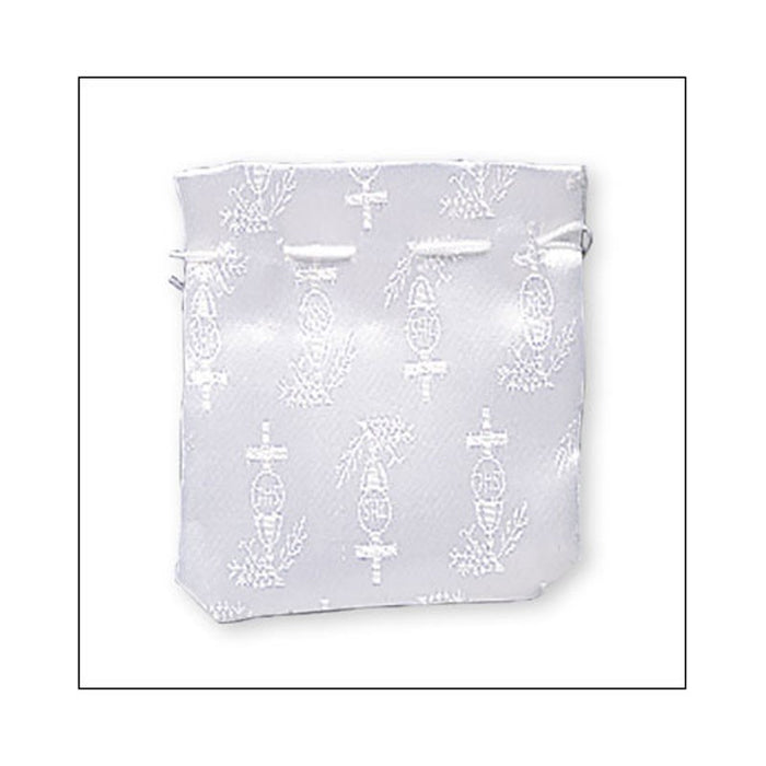 First Holy Communion Catholic Gifts, First Communion Rosary Purse, Chalice Design Embroidered Draw String Purse