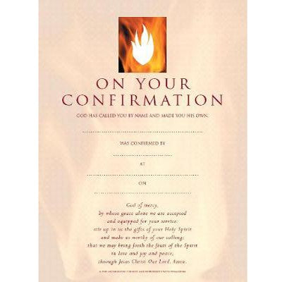 Confirmation Certificates - On Your Confirmation Pack of 20 A5 Size