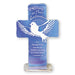 Confirmation Blessings Cross, Enamelled Standing Cross 10cm High Christian Crosses