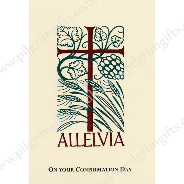 Confirmation Day Greetings Card, Hallelujah