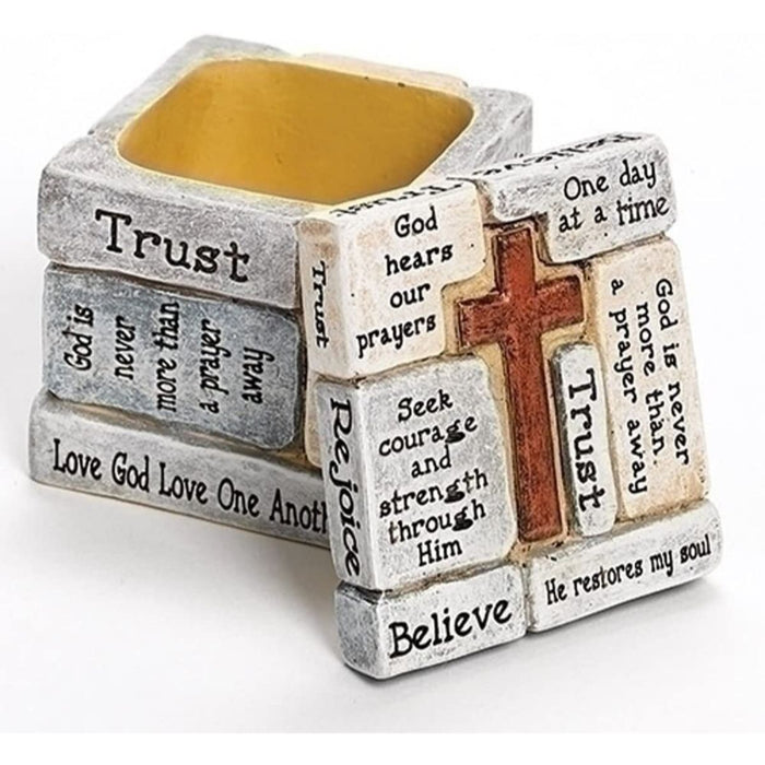 Prayer Keepsake Box, 5cm / 2 Inches Square, by Joseph's Studio