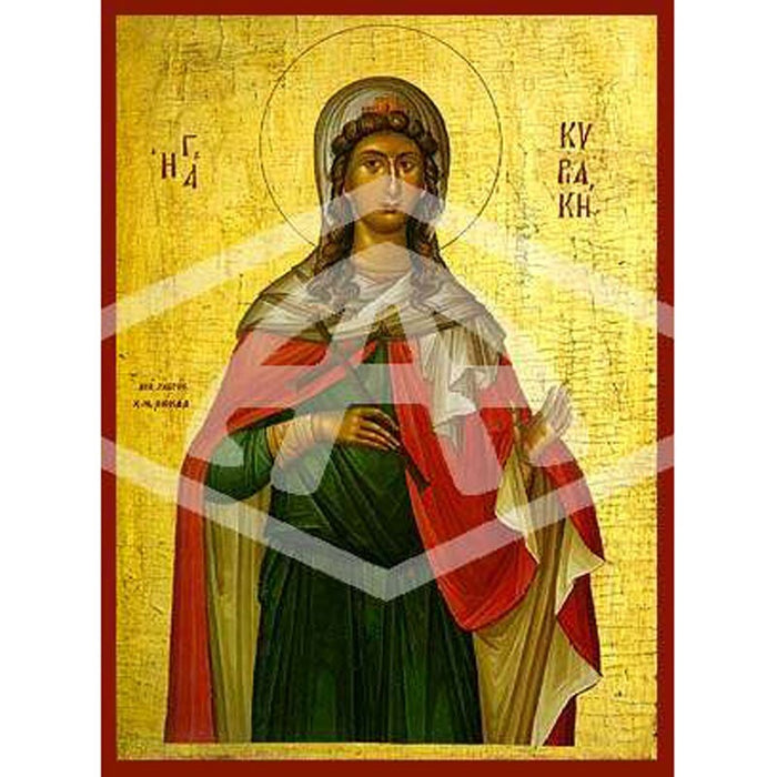 Cyriaca The Martyr, Mounted Icon Print Available In 2 Sizes