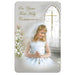 First Holy Communion Catholic Gifts, First Holy Communion Laminated Prayer Card for a Girl, On Your First Holy Communion