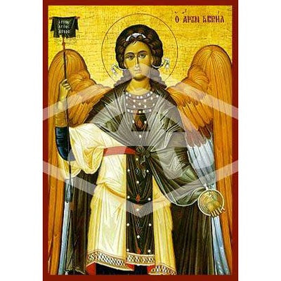 Gabriel the Archangel, Mounted Icon Print Size 20cm x 26cm