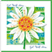 Christian Get Well Greetings Cards, Get Well Greetings Card, Daisy Design With Bible Verse