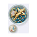 Catholic Rosary Beads, Our Lady of Lourdes, Blue Glass Rosary With 6mm Diameter Beads