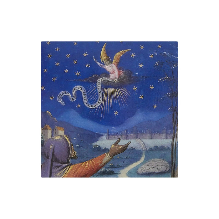 Gloria In Excelsis, Detail from an illuminated manuscript, Christmas Cards Pack of 10