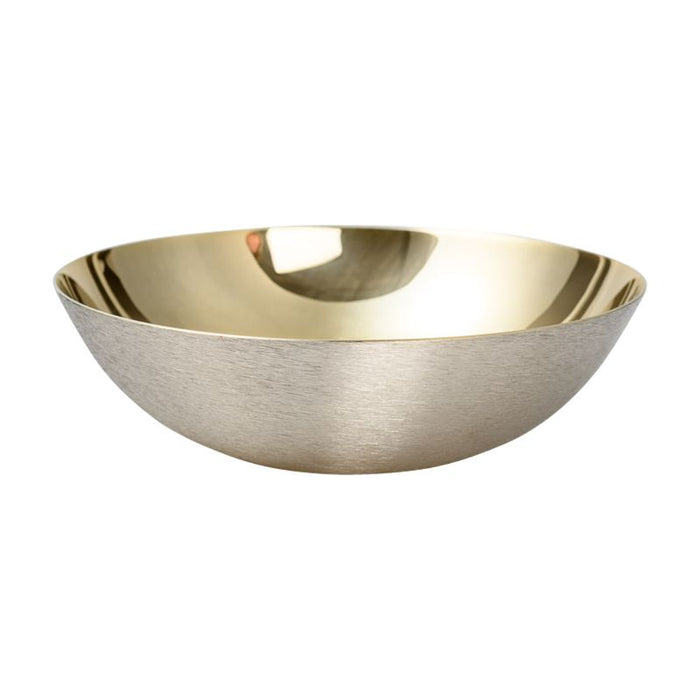 Gold & Nickel Silver Plated Host Bowl, 15.5cm / 6 Inches Diameter Holds 250 Plus Peoples Hosts