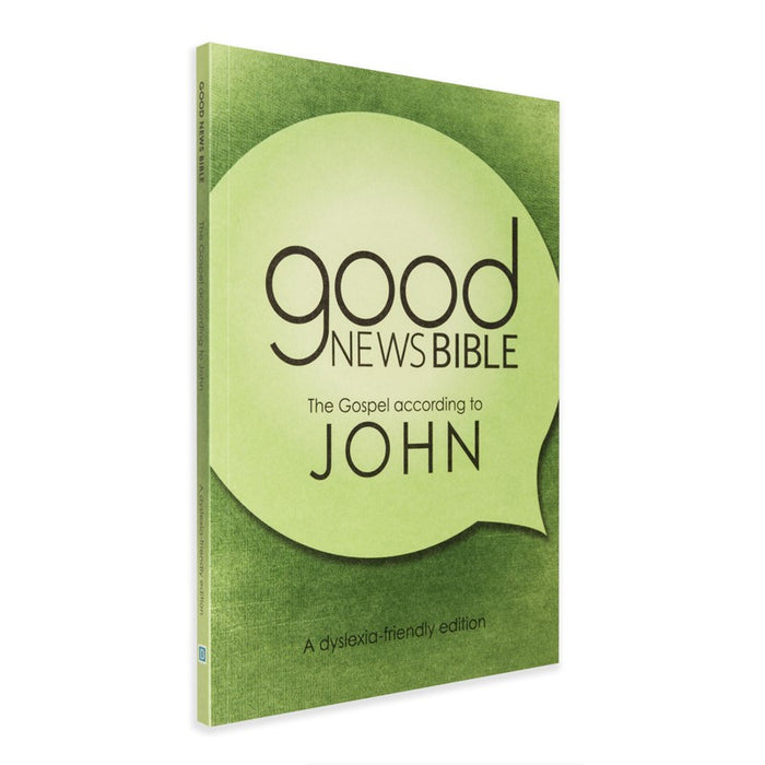 Dyslexia Friendly Good News Bible - Gospel of John, by Bible Society UK