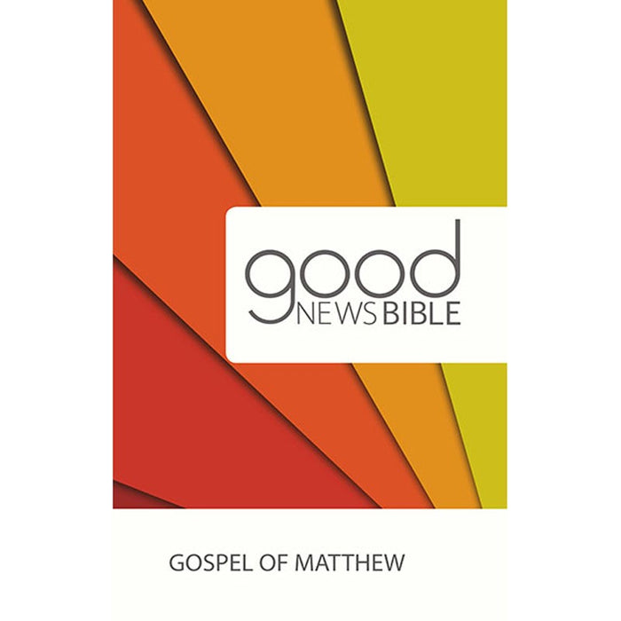 Gospel of Matthew Good News Bible Pack of 10