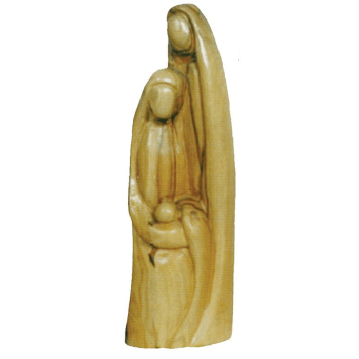 Holy Family Olive Wood Carving 19cm / 8 Inches High Figurine