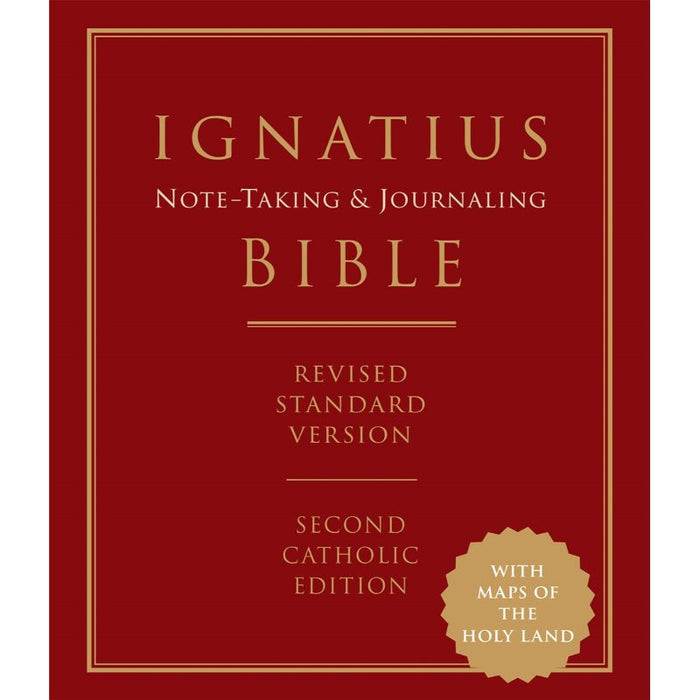 Ignatius Note-taking & Journaling Bible Black Hardback, Revised Standard Version (RSV), 2nd Catholic Edition