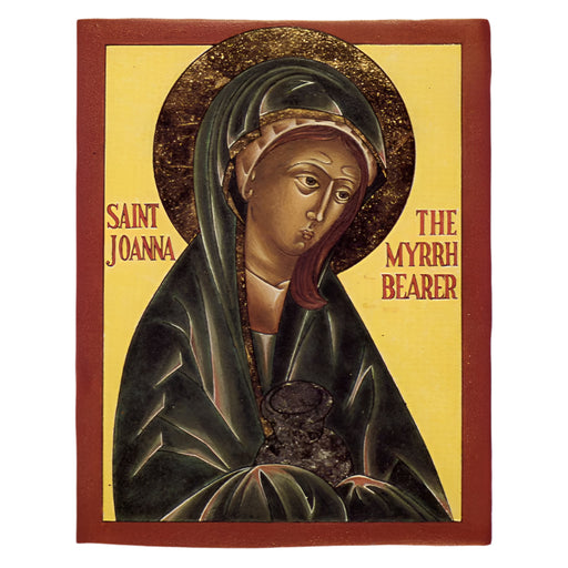Orthodox Icons Joanna the Myrrh Bearer, Mounted Icon Print