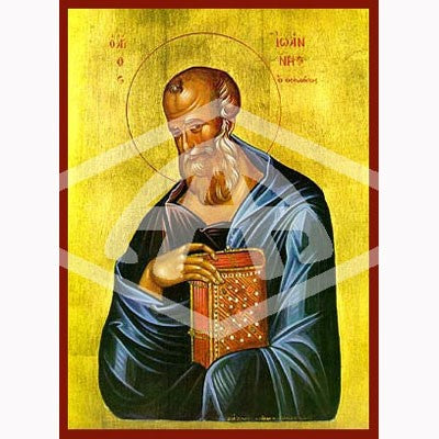 John the Apostle and Disciple, Mounted Icon Print Available In Various Sizes