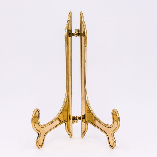 Adjustable Brass Icon, Picture Or Book Display Stand, 23cm - 9 Inches High, Suitable For Icons From 10cm To 25cm Wide