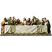 Last Supper Scene, Beautifully Hand Painted 11 Inches Wide Catholic Statues Joseph Studio