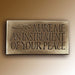 Christian Gifts, Make Me an Instrument of your Peace 15.5 x 8.5cm, Hand Cast Bronze Resin Plaque From The Wild Goose Studio