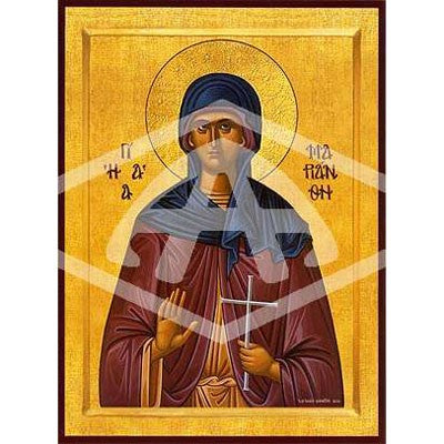 Marianthe the Martyr, Mounted Icon Print Size: 20 x 26cm