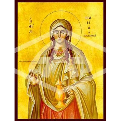 Mary Magdalen The Myrrh Bearer, Mounted Icon Print 20cm x 26cm