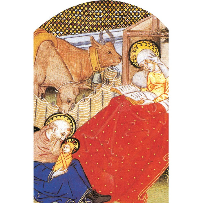 Mary Reading In Bed, Christmas Cards Pack of 10
