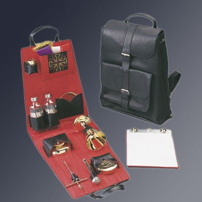 Travelling Backpack Mass Kit in a Quality Leather Case