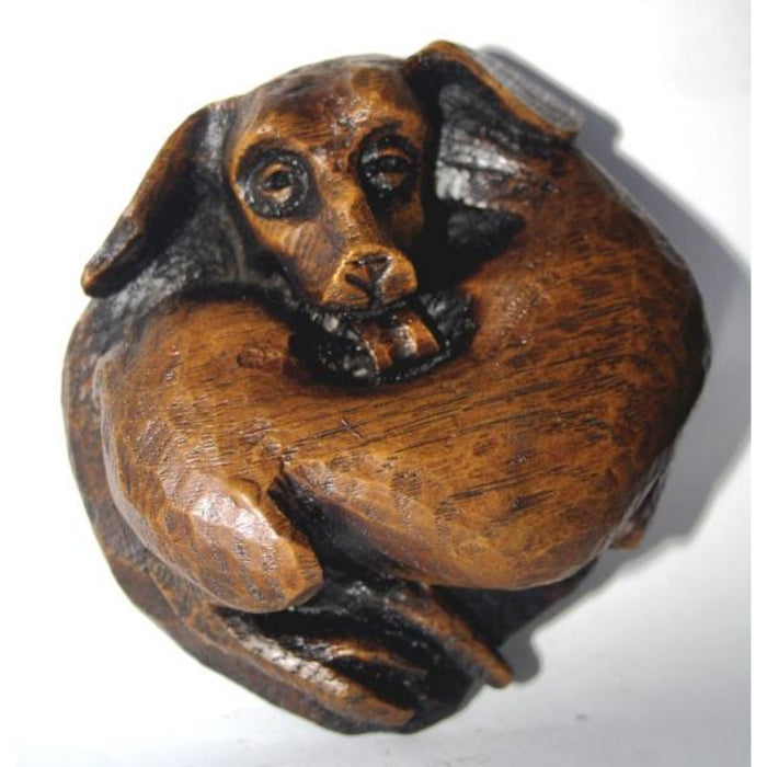 Medieval Hound Carlisle Cathedral, Replica Church Woodcarving 12cm / 4.75 Inches Wide