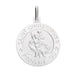 Christian Jewellery, St Christopher Sterling Silver Medal Modern Design18mm Diameter