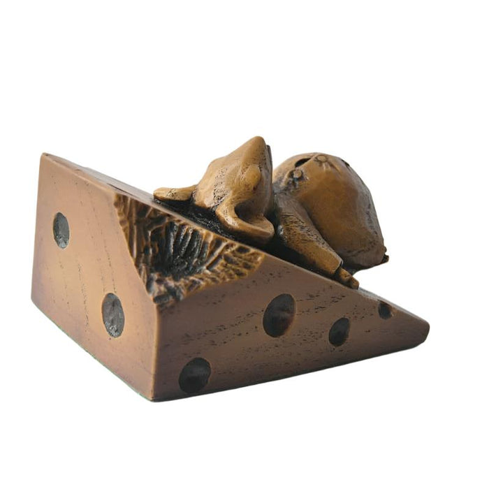 Church Mouse – Asleep on the Cheese 5 Inches in Length, Poor Church Mouse Collection