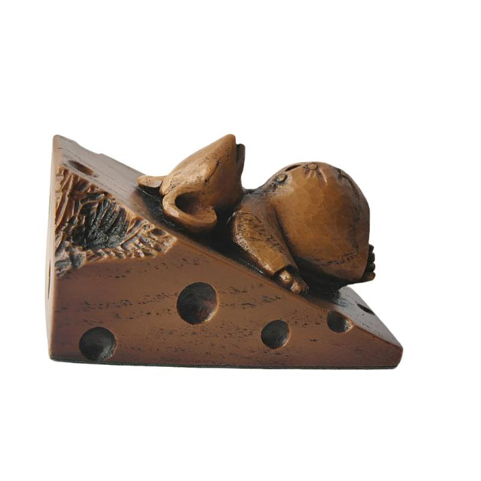 Church Mouse – Asleep on the Cheese 5 Inches in Length, Poor Church Mouse Collection