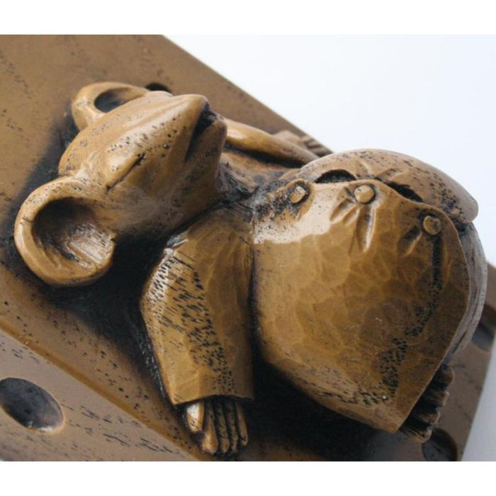 Church Mouse – Asleep on the Cheese 5 Inches in Length, Poor Church Mouse Collection