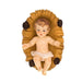 Christmas Crib Figure, Baby Jesus In The Manger, Crib Length 11cm - 4.25 Inches The Bambino Is Moveable