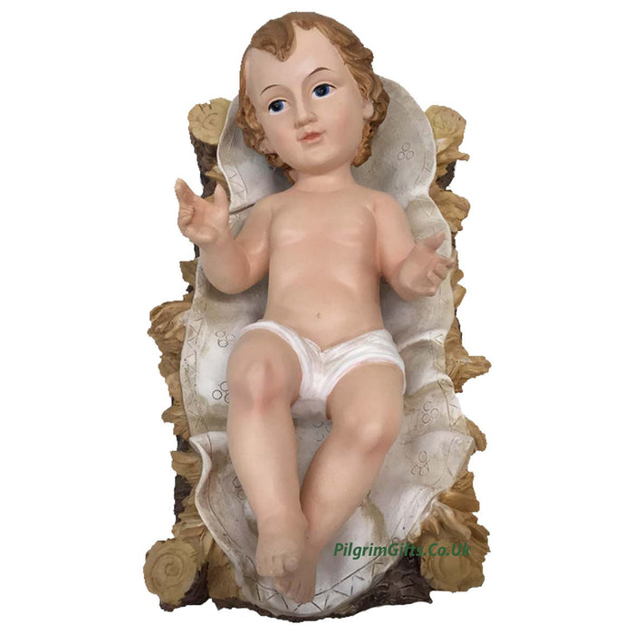 Nativity Crib Figures 81cm / 32 Inches High, Set of 11 Hand Painted Fibreglass Resin Figures