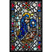 Cathedral Stained Glass, Nativity Window Ampleforth Abbey, Stained Glass Window Transfer 19.5cm High