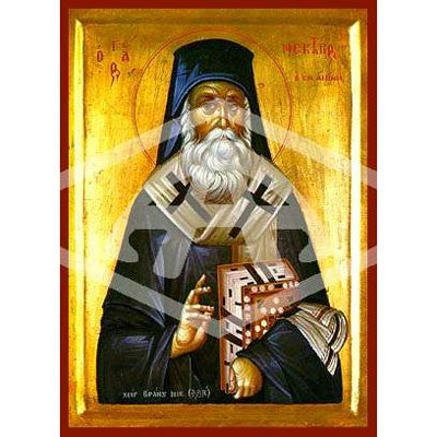 St. Nectarius Metropolitan of Pentapolis - Mounted Icon Print - Size ...