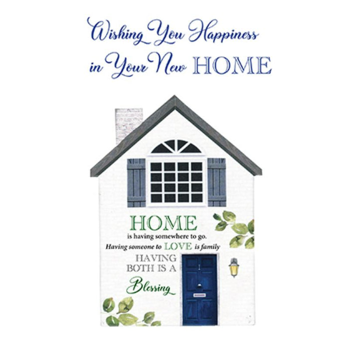 New Home Greetings Card, Wishing You Happiness In Your New Home