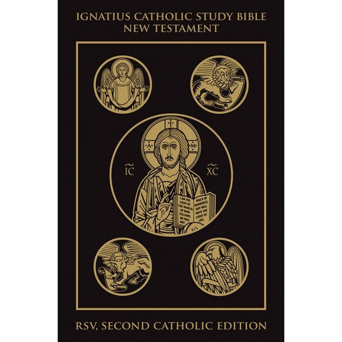 New Testament Ignatius Catholic Study Bible (RSV), 2nd Edition Leather Bound, by Ignatius Press
