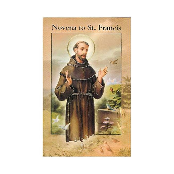 St. Francis of Assisi, Novena Prayer Booklet with Colour Illustrations Throughout