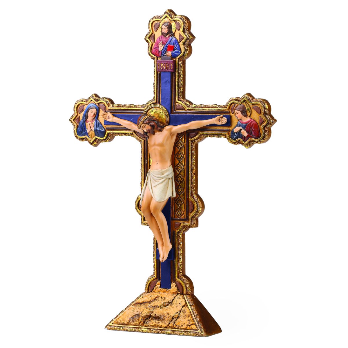 Wall Mounted or Free Standing Crucifixes For Church, School and Home