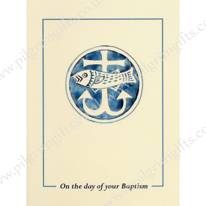On The Day Of Your Baptism Greetings Card