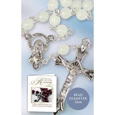 One Decade Rosary - Luminious Beads 5mm Diameter